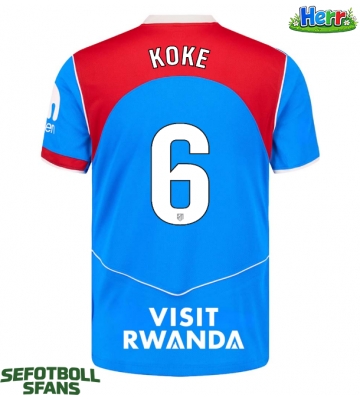 Atletico Madrid Koke #6 Tredje Tröja 2025-26 Kortärmad